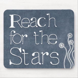 Motiverande citattecken "Reach for the Stars" Musmatta