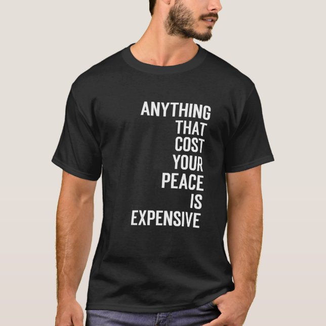 Motiverande citattext - unisex text t shirt (Framsida)