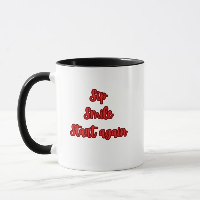 Motiverande citattkaffe Kopp | Daglig inspiration (Vänster)