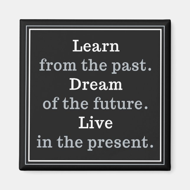 Motiverande citattmagnet magnet (Framsidan)