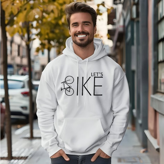 Motiverande cykelcitat hoodie (Skapare uppladdad)