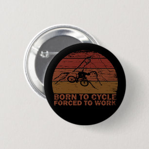 Motiverande cykelcitat knapp