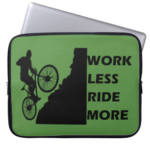 Motiverande cykelcitat laptop fodral