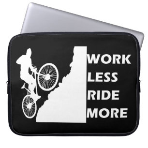 Motiverande cykelcitat laptop fodral