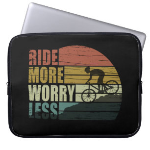 Motiverande cykelcitat laptop fodral