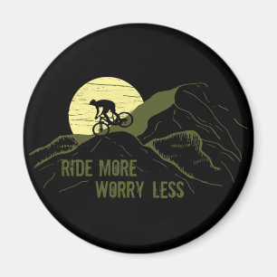 Motiverande cykelcitat magnet