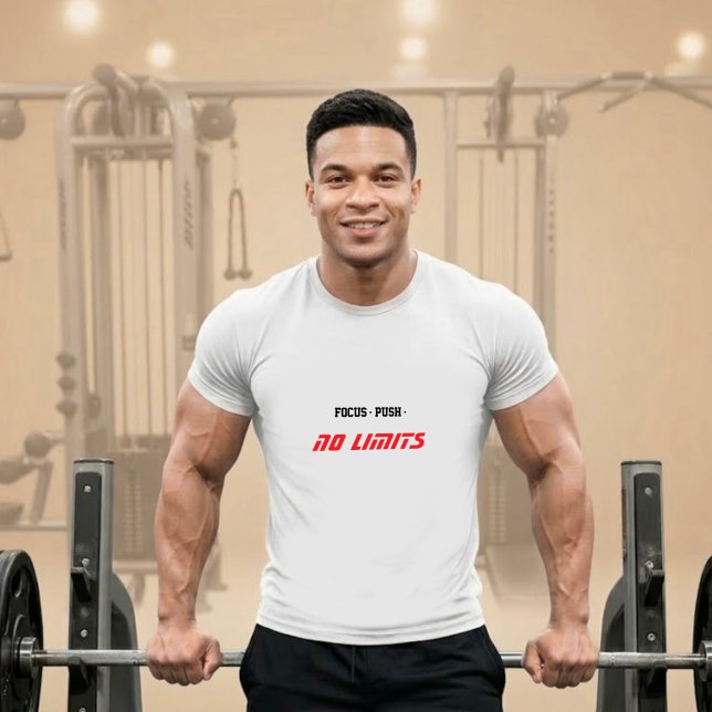 Motiverande Fitness T Shirt (Skapare uppladdad)