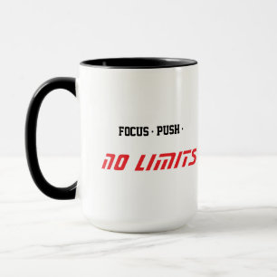 Motiverande Fitness Vitt Mugg