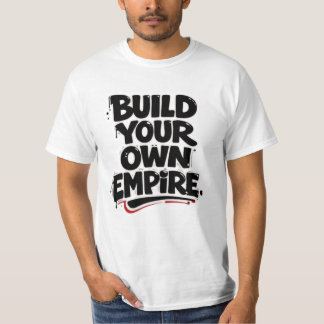 Motiverande Framgångstankesätt Typografi T Shirt