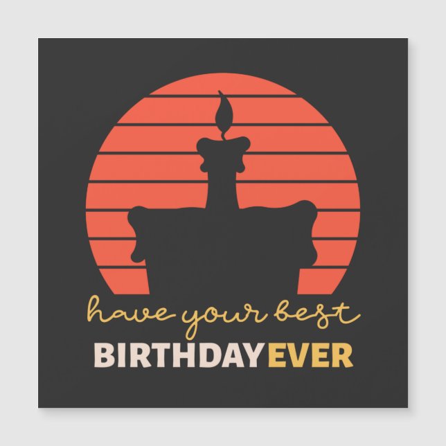 Motiverande Grattis på födelsedagen önskemål med k (Framsida)