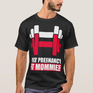Motiverande Gravid som lyfter ett verk T Shirt