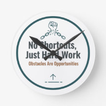 Motiverande Hårt Arbete Citat Design – Inga Genväg