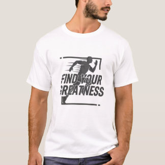 Motiverande idrottscitat Fitness Löpare T Shirt
