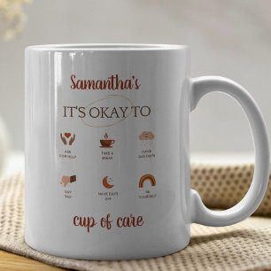 Motiverande inspirationerande självbetjäning för H Kaffemugg