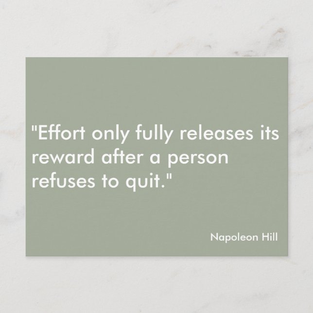 Motiverande inspirationskampanjer för vykort (Framsida)