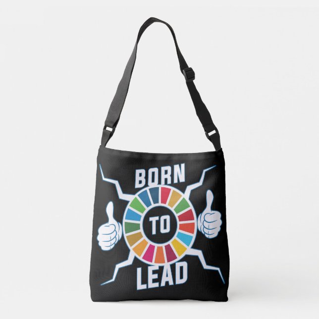 Motiverande inspirationsklipp för det moderna Tren Axelväska (Baksida)