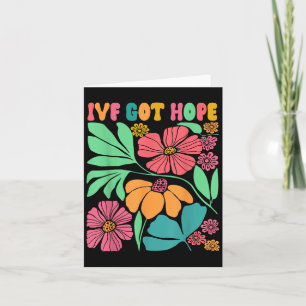Motiverande Inspirerad Ivf Mamma Vildblomma Ivf Ma Kort