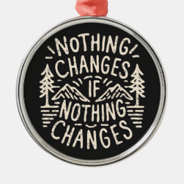 Motiverande inspirerande citattecken berikar svart julgransprydnad metall