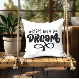 Motiverande inspirerande citattecken för värdbusss kudde