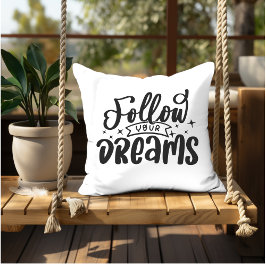 Motiverande inspirerande citattecken för värdbusss kudde