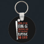 Motiverande inspirerande idrottsportsoffert Baseba Nyckelring<br><div class="desc">Låt aldrig rädslan för att slå ut behållor från att spela spelet. Inspirationellt och motiverande basebollcitat för att inspirera och motivera basebollspelare som du. Det spelar ingen roll att du vinner eller förlorar. Det viktiga är att du försöker spela. Alla framgångar börjar med misslyckande.</div>