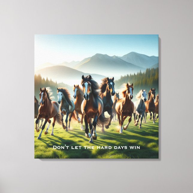 Motiverande inspirerande Kanvastryck (Framsida)