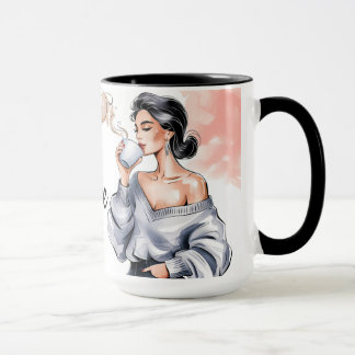 Motiverande kaffe Mugg - koffein & konfidens