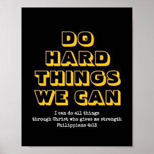 Motiverande   KAN VI HÅLLA SAK   Christian Poster