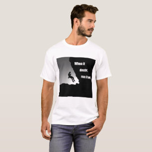 Motiverande klättring explosionsartat t shirt