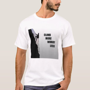 Motiverande klättring explosionsartat t shirt