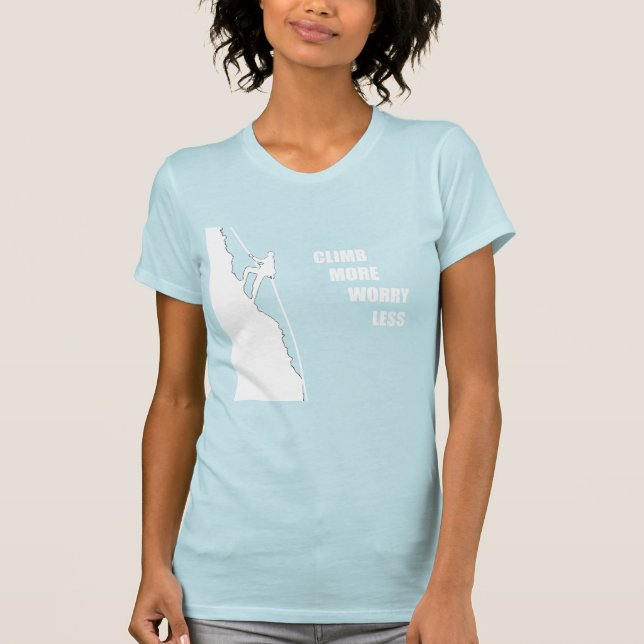 Motiverande klippklättring klippklättring citat t shirt (Framsida)