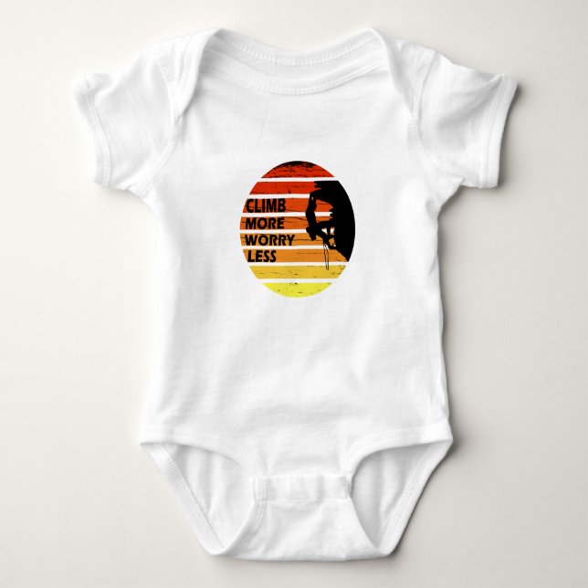 Motiverande klippklättrings slogan t shirt (Framsida)