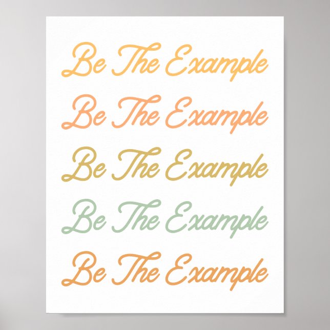 Motiverande kvarhållandecitattecken poster (Framsidan)