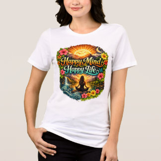 Motiverande Kvinnor Vit T-shirt