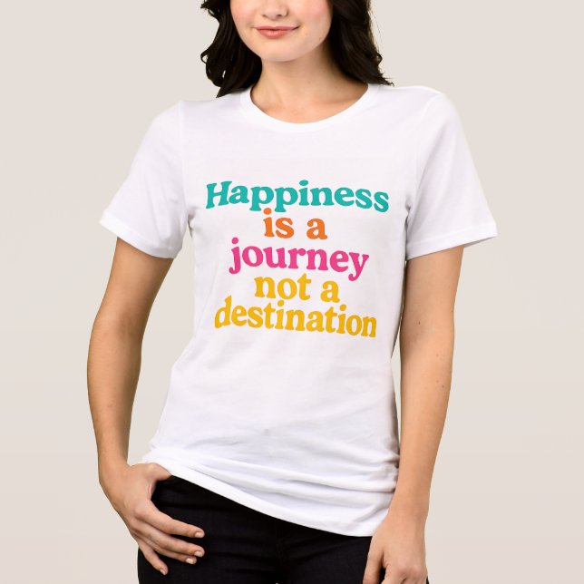 Motiverande Kvinnor Vit T-shirt (Framsida)