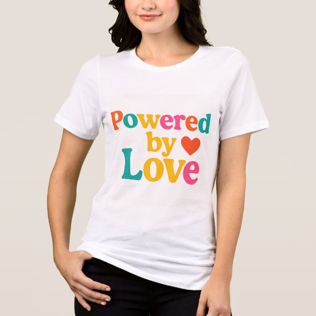 Motiverande Kvinnor Vit T-shirt (Framsida)