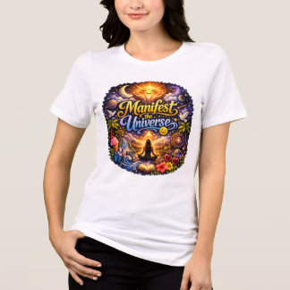 Motiverande Kvinnor Vit T-shirt