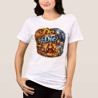 Motiverande Kvinnor Vit T-shirt