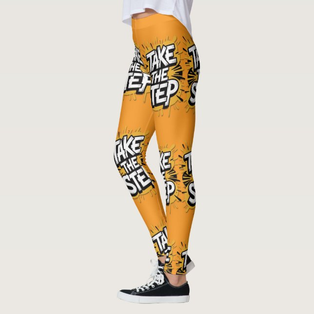 motiverande leggings (Vänster)