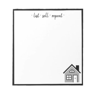 Motiverande "list sell repets" Real Gods Agent Anteckningsblock