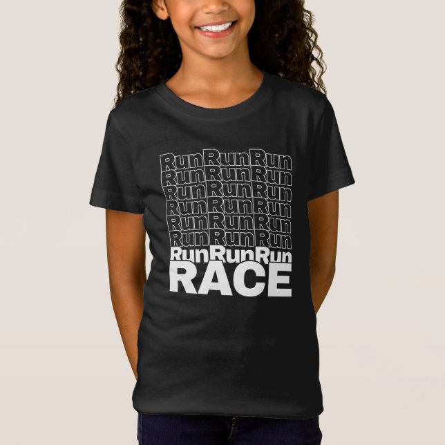 Motiverande löparcitats för löpare under utbildnin t shirt (Framsida)
