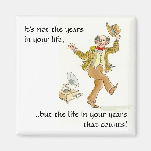 Motiverande magnet. magnet (Framsidan)