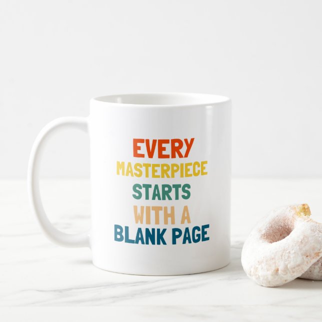 Motiverande Meddelande Rena Moderna Drömmare Konst Kaffemugg (Med munk)