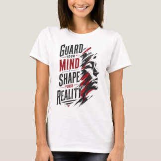 Motiverande mindset grafisk t-shirt för personlig 