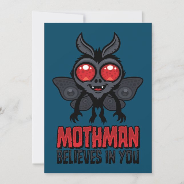 Motiverande Mothman Tro På Dig (Framsida)