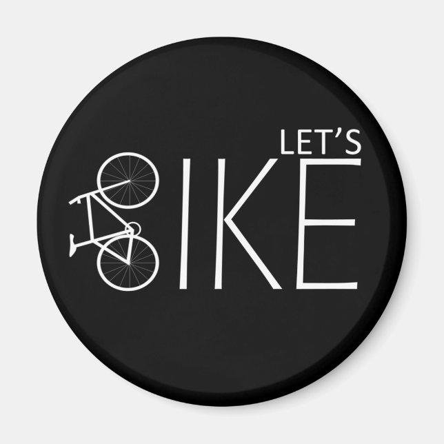 Motiverande Mountainbike-citat Magnet (Framsidan)