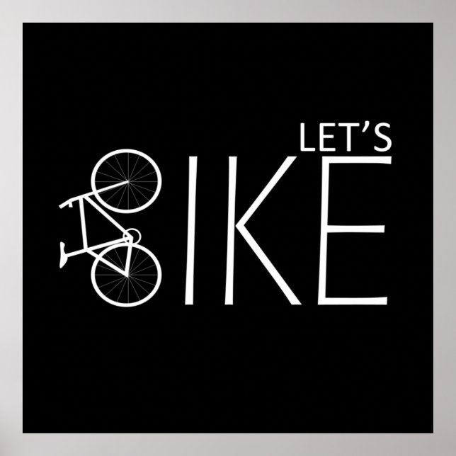Motiverande Mountainbike-citat Poster (Framsidan)