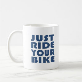 Motiverande Mountainbike-citat - Roligt cykling Kaffemugg