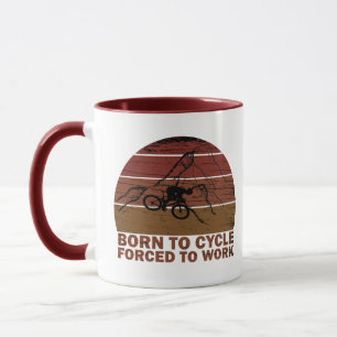 Motiverande Mountainbike-citat - Roligt Cykling Mugg