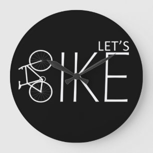 Motiverande Mountainbike-citat Stor Klocka